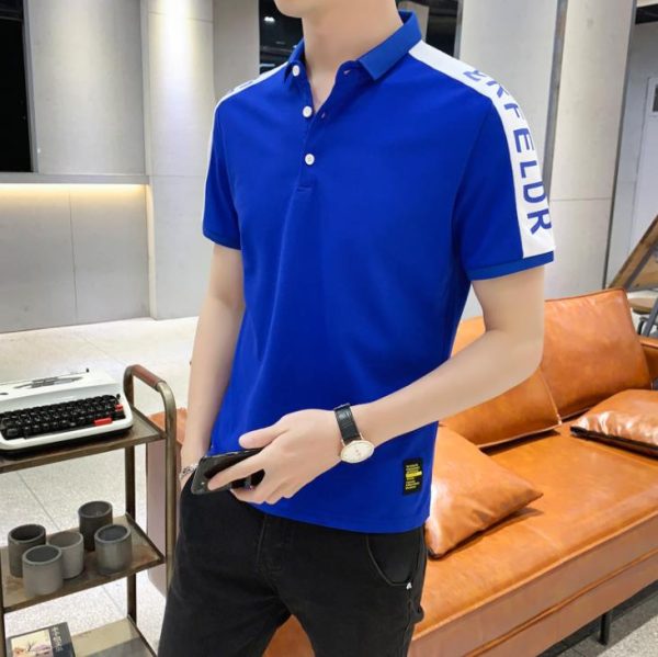 Casual lapel Polo shirt (4)