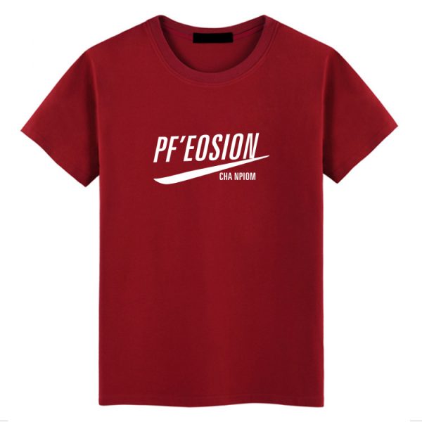 Simple letter printed short sleeve t shirt (2)
