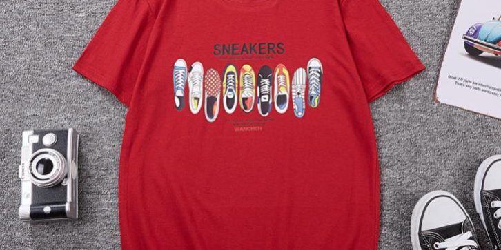 Summer thin short-sleeved t shirt (1)