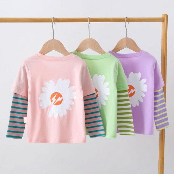 New children’s long-sleeved t shirt wholesale (1)
