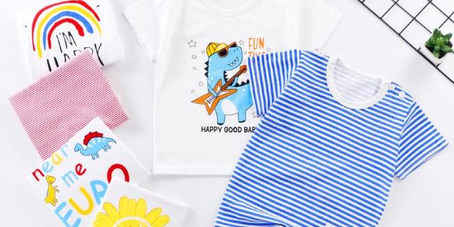 Summer kids short-sleeved t shirts for sale (5)